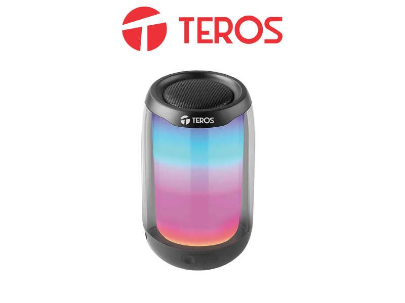 PARLANTE TEROS, TE-6043N, BLUETOOTH, 5W, 1200MAH, NEGRO